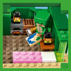 LEGO Minecraft The Turtle Beach House Casa dei giocattoli con accessori per ragazze e ragazzi a partire da 8 anni, set con animali e personaggi del videogioco, regalo per i giocatori 21254 Set da costruzione Besuche den LEGO-Store