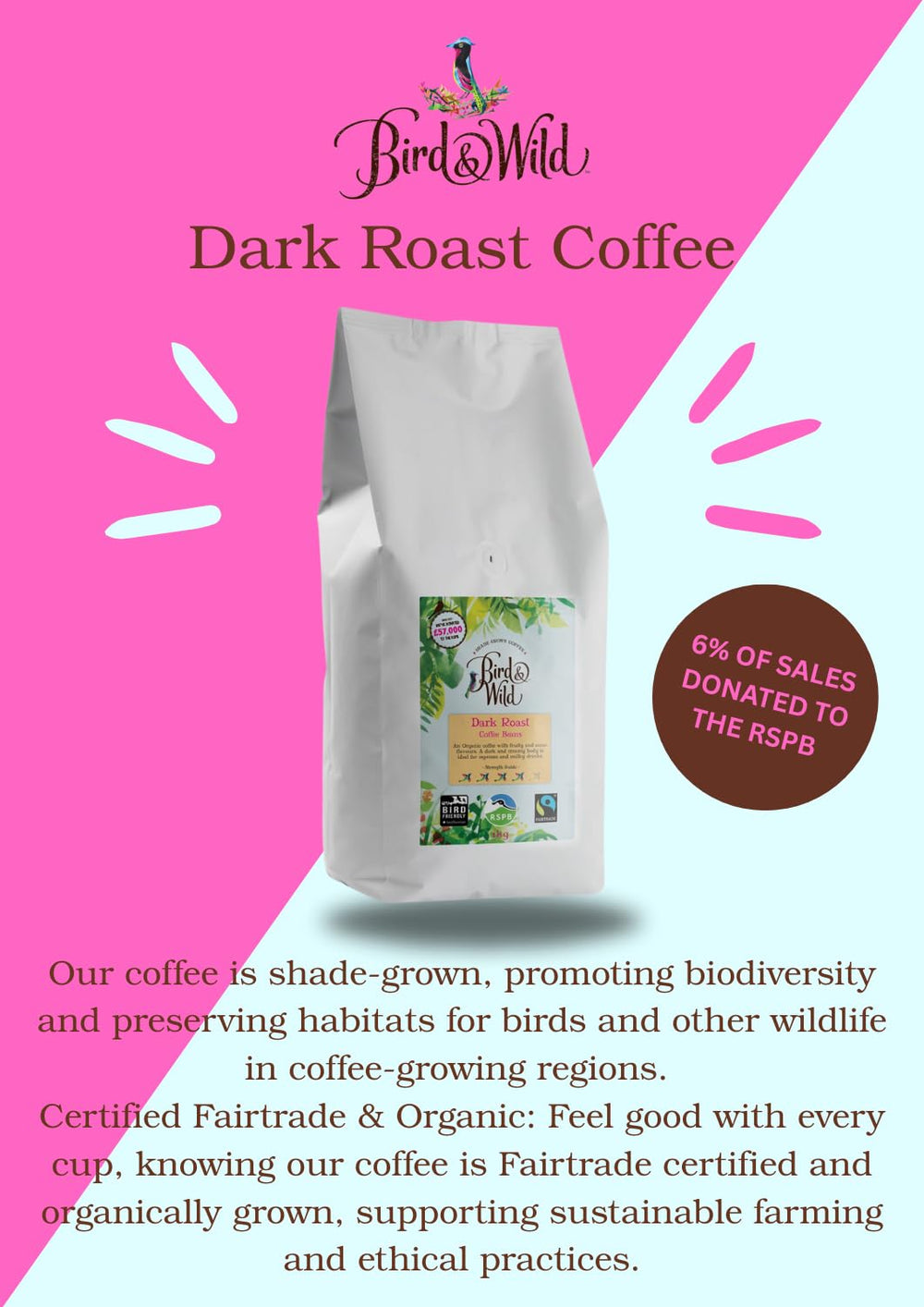 Boabe de cafea espresso, amestec de 1 kg, prăjire medie, cafea organică Fairtrade, cultivată la umbră, prietenoasă cu păsările, boabe întregi, greutate netă 1 kg