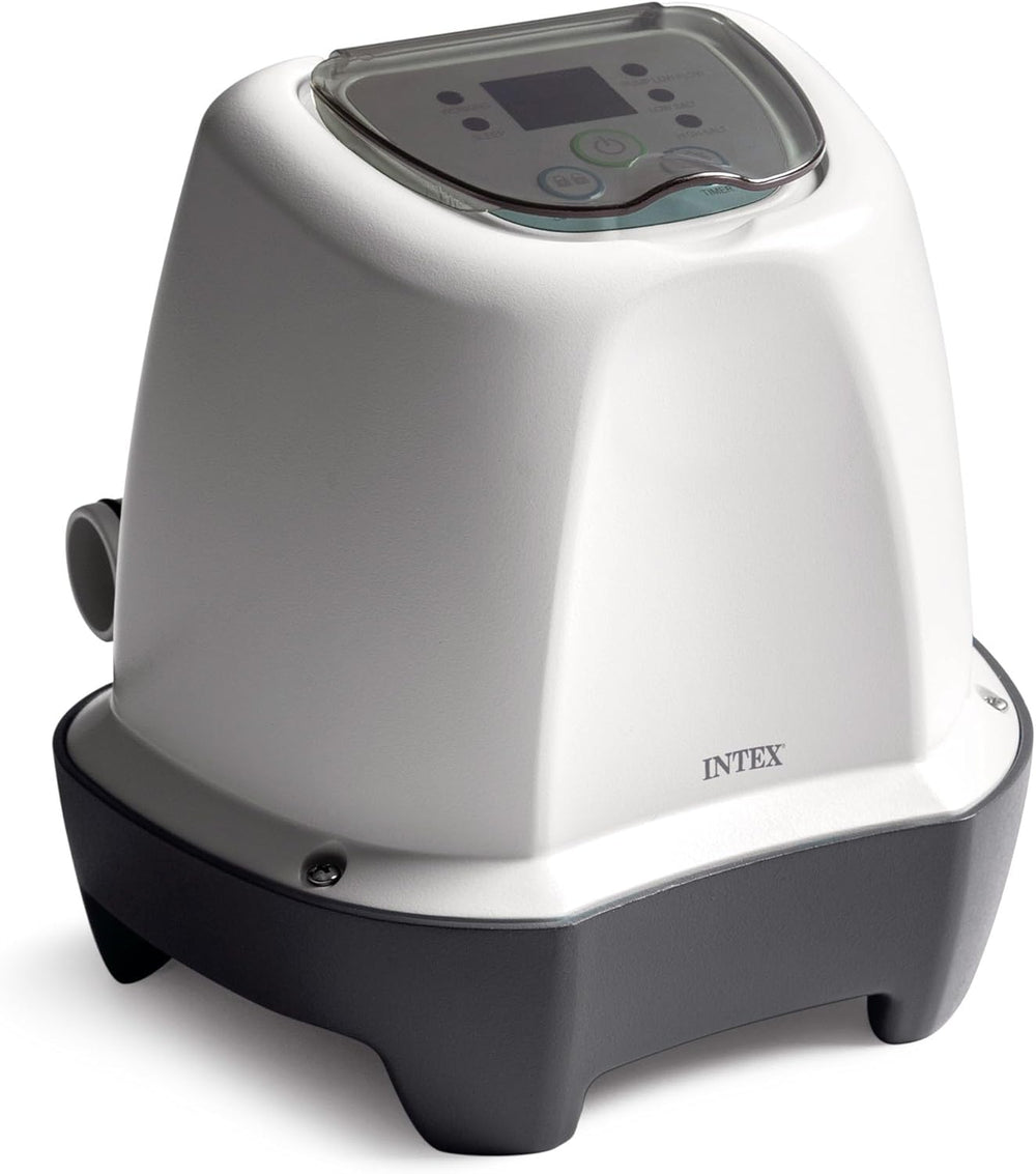 Intex 26662GS - Sistema Krystal Clear Salt Water, generatore di cloro salino, per pompa filtro 1136-3785 l/h, per piccole piscine fino a 366 cm, plastica, bianco