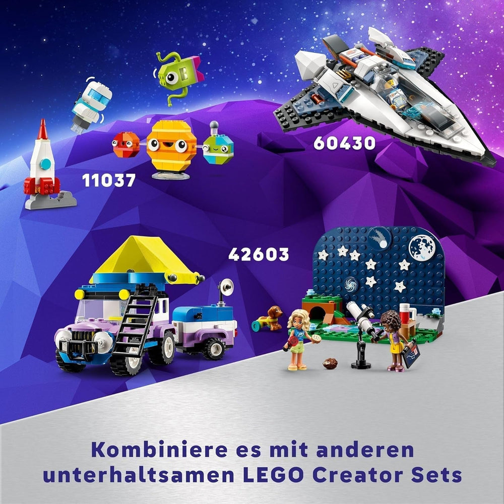LEGO Classic Creative Space Planets Sistema solare Modello di costruzione per bambini Giocattolo spaziale con razzo Astronave Pianeti e alieni Regalo per bambini di 5 anni Ragazzi e ragazze 11037 Set di costruzioni Beuche den LEGO-Store