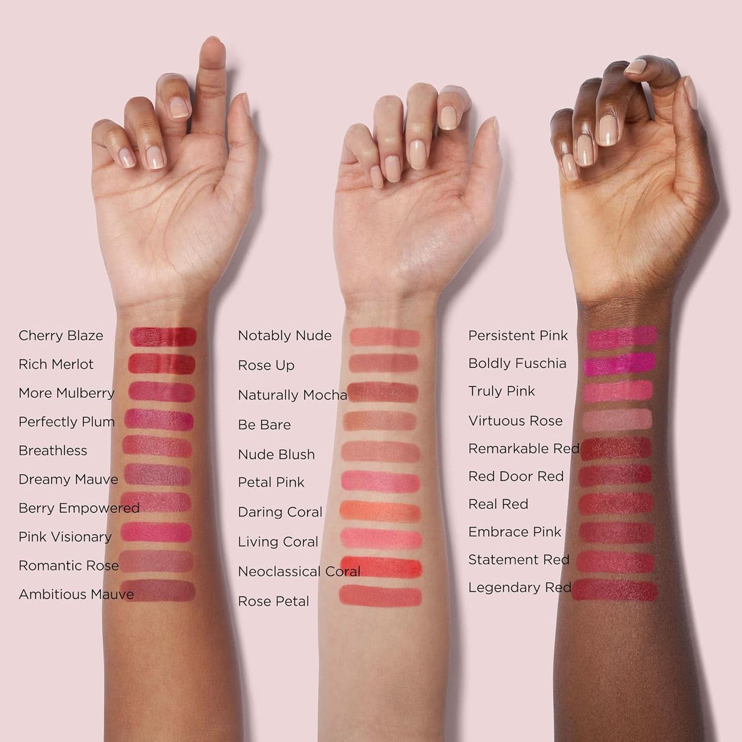 Elizabeth Arden Lip Colour, Real Red Cosmetics e Beauty Naty Shop