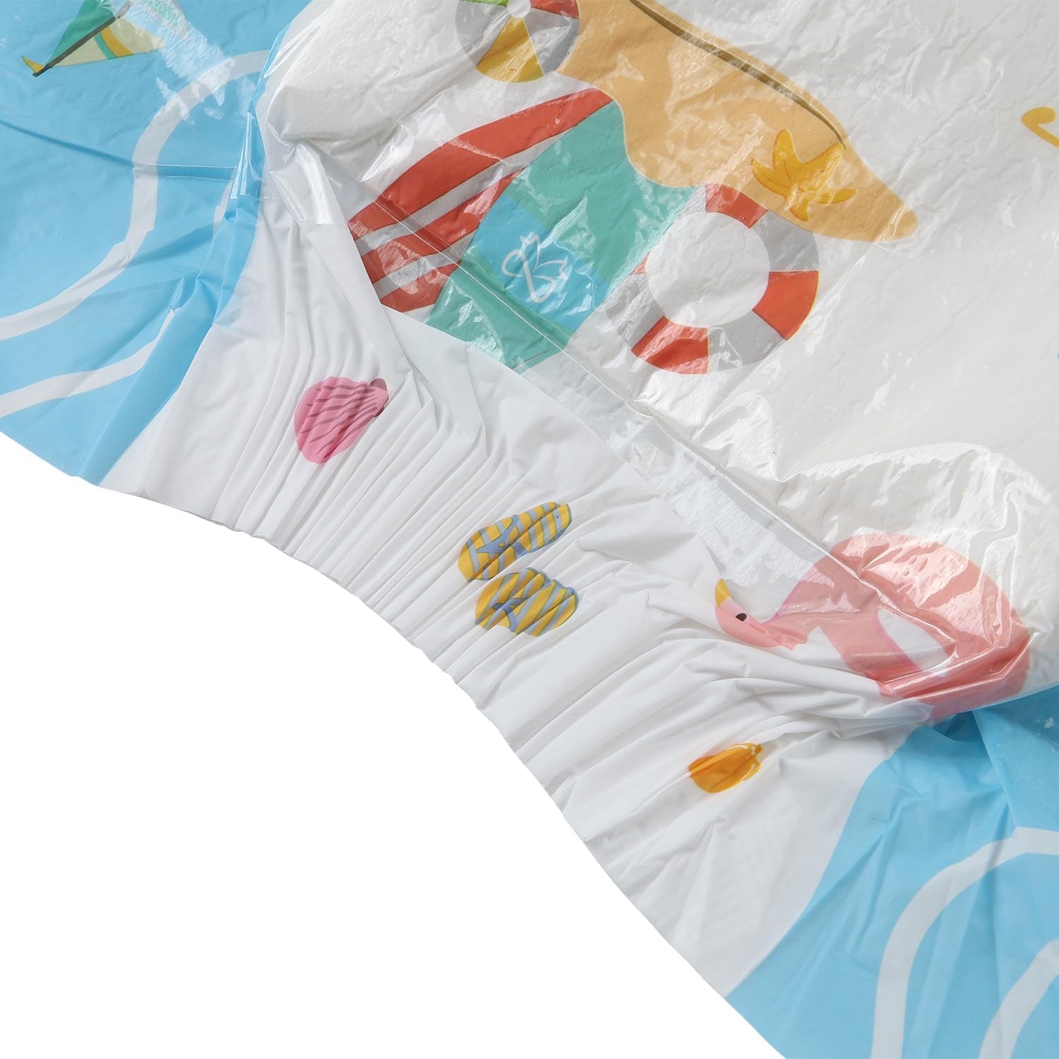 CutiePlusU Pannolini per adulti, confezione da 10, pannolini usa e getta per donne e uomini, massima assorbenza durante la notte - I Love Summer (taglia media 71-96 cm)