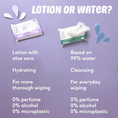 Salviette Naïf Plastic Free Baby 54 Pezzi (1 Confezione x 54 Pezzi) - Per sederino, corpo e viso del bambino - Ingredienti naturali