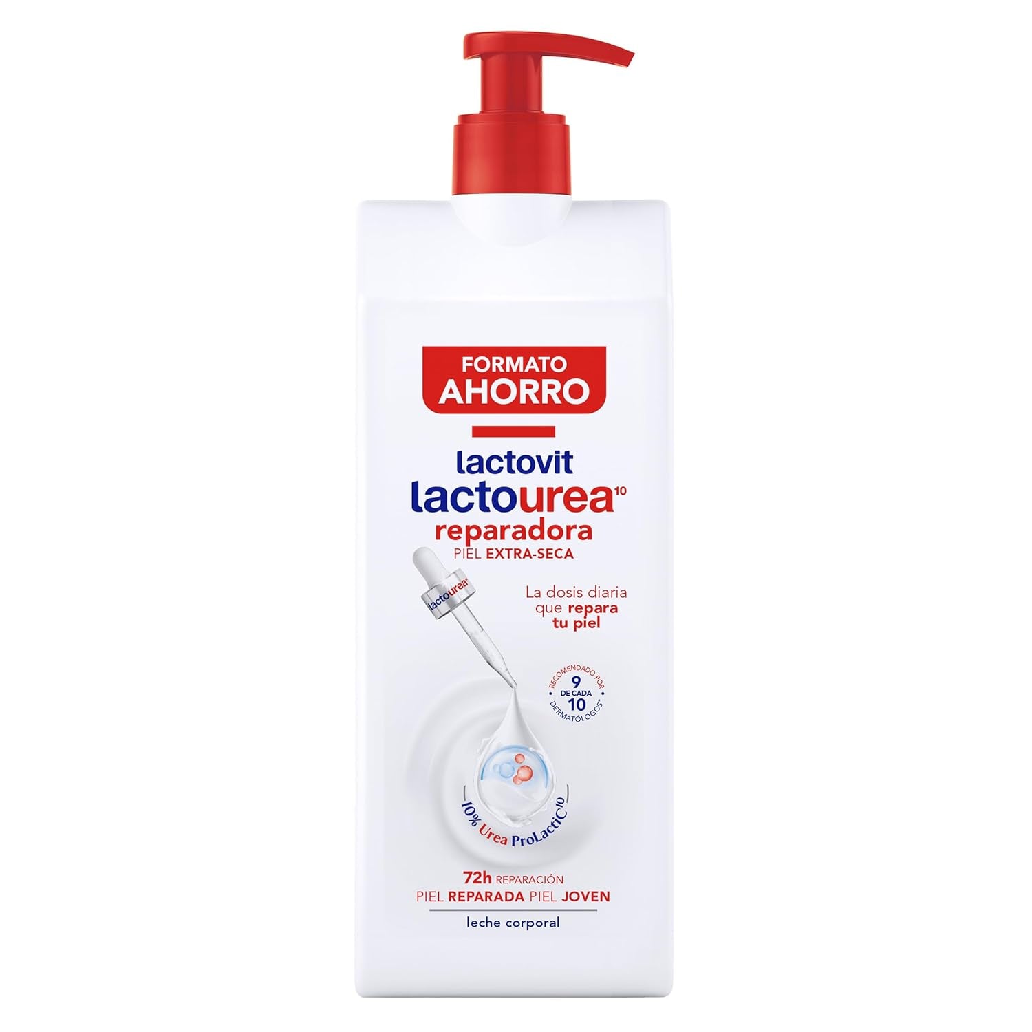 Lactourea reparierende Körpermilch mit Protein Calcium, sofortige Absorption, 48 Stunden Ernährung und Reparatur, geeignet für dry ed extra dry Haut, 800 ml