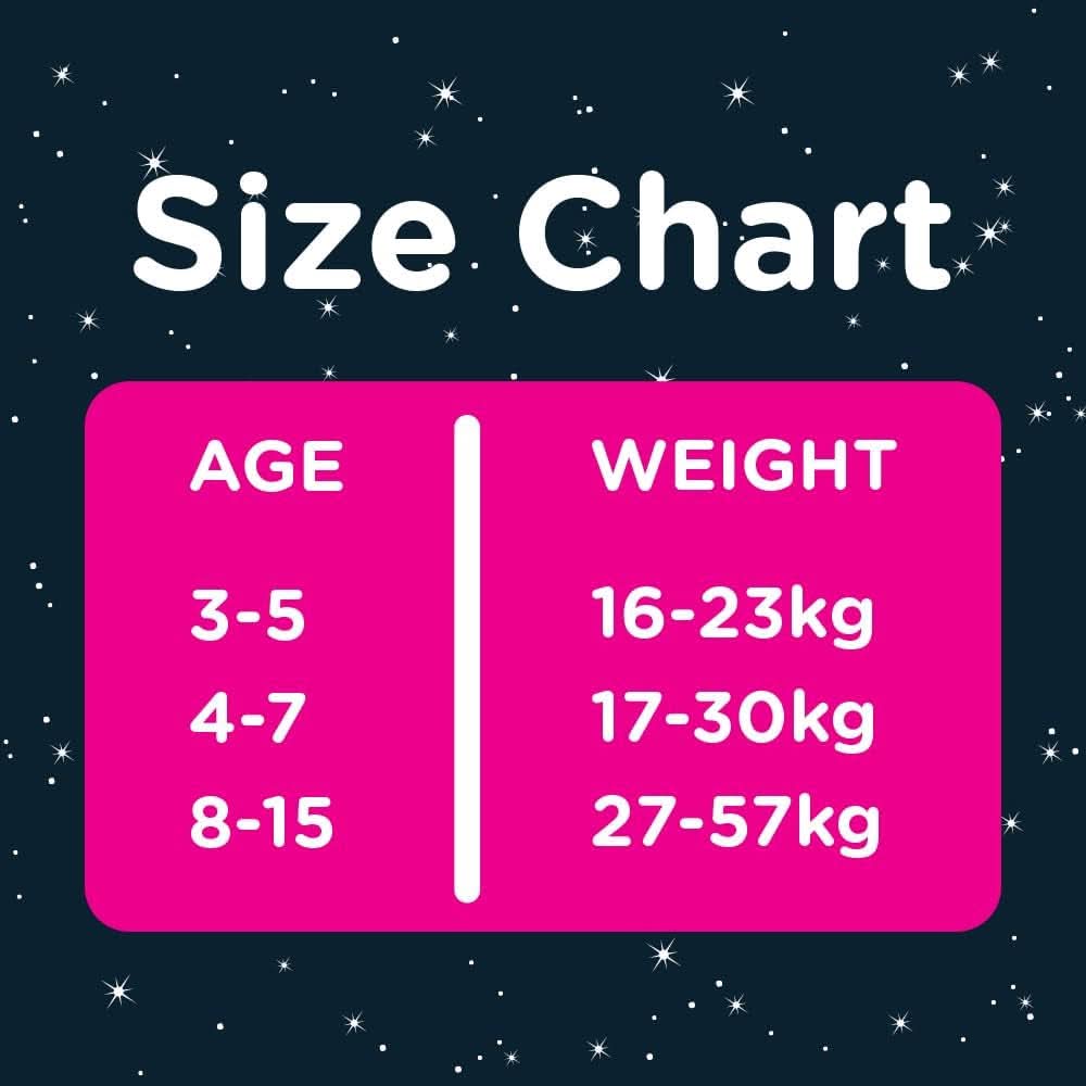 Pannolini notte Huggies, per bambine 8-15 anni (27-57 kg), molto assorbenti, 9 pezzi (confezione da 2) Mamma e Bambino Naty Shop