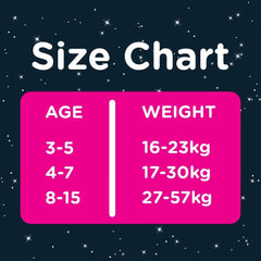 Pannolini notte Huggies, per bambine 8-15 anni (27-57 kg), molto assorbenti, 9 pezzi (confezione da 2) Mamma e Bambino Naty Shop