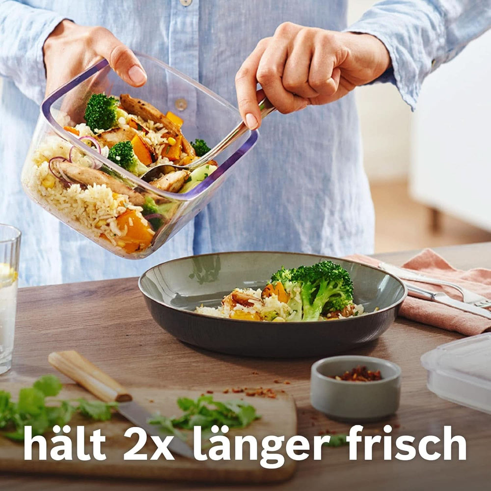 Bosch Ergomixx Style Stabmixer MS6CM61V2, Vakuum-Funktion, Vakuum-Pumpe, Vakuum-Beutel, 4-Klingen-Messer, 12 Stufen, Turbo-Funktion, 1000 W, Nero/Antracite Mamma e bambino Naty Shop