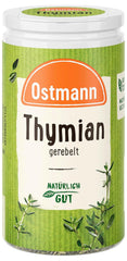 Ostmann Thyme gerebelt 15 g Thyme-Gewürz für viele Fleisch-, Fisch-, Pilz-, und Gemüsegerichte der Mediterranen Küche, Quantità: 1 Stück