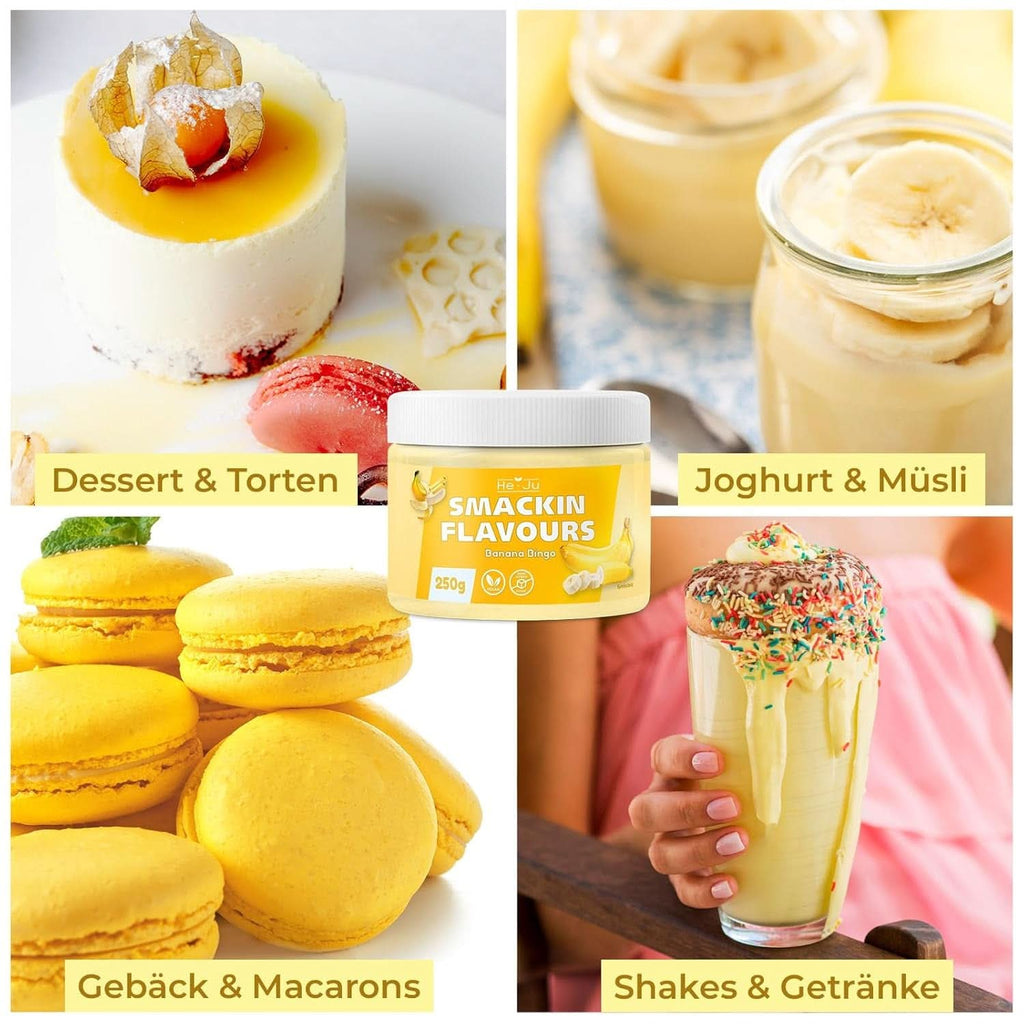 He-Ju, Pudră cu aromă de banane, 250 grame Arome Naty Shop