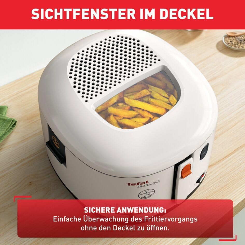 Friggitrice Tefal FF1631 Filtra One, 1.900 W, Capacità 1,2 kg Elettrodomestici Naty Shop