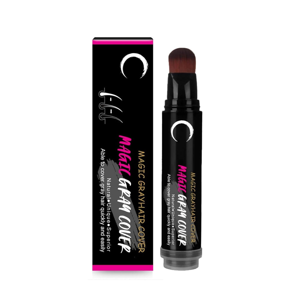 Negru maro de unică folosință vopsea de păr Pen Instant Grey rădăcină acoperire Hair Colour Cream Stick Pen rapid acoperire temporară păr alb Vopsea pentru par Naty Shop Negru maro