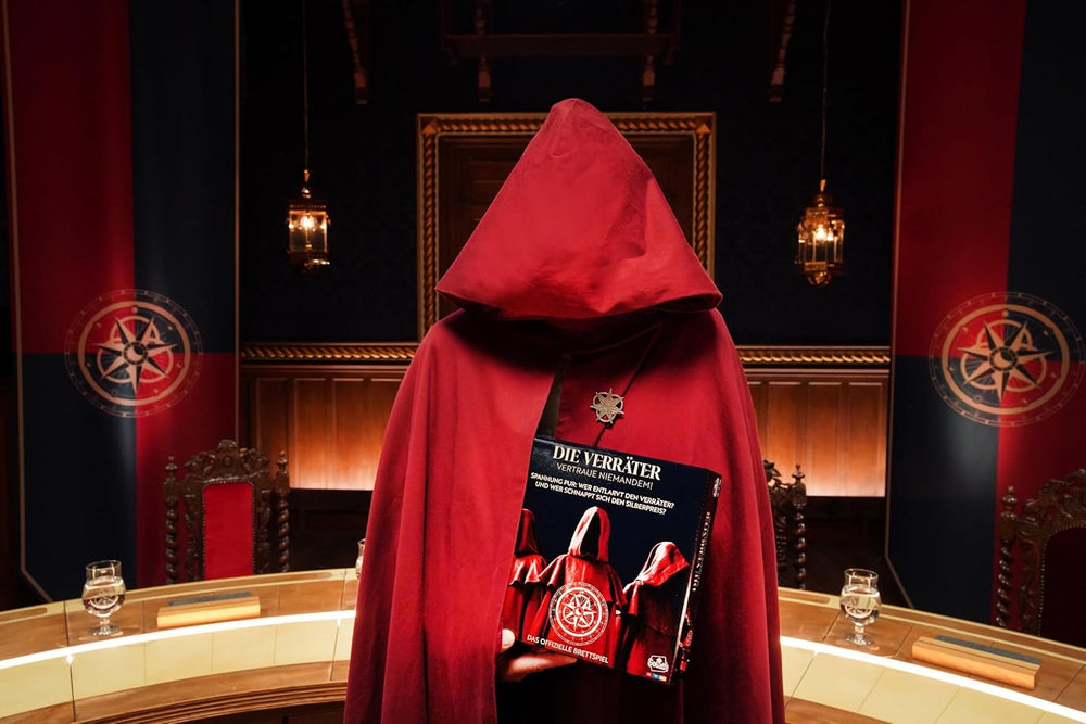 Goliath: Traitors, giochi da tavolo per bambini dai 12 anni in su, party game per 4-6 giocatori, il gioco è basato sull'omonima serie TV