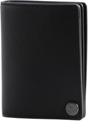 Calvin Klein CK CLEAN PQ COVERED CARDHOLDER Portofel pentru bărbați, negru (Ck Black), OS Portofel Barbati Naty Shop Titlu implicit