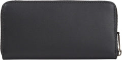 Calvin Klein CK CONCISE LONG ZIP AROUND portofel pentru bărbați, Black (Ck Black), OS Portofel Barbati Naty Shop