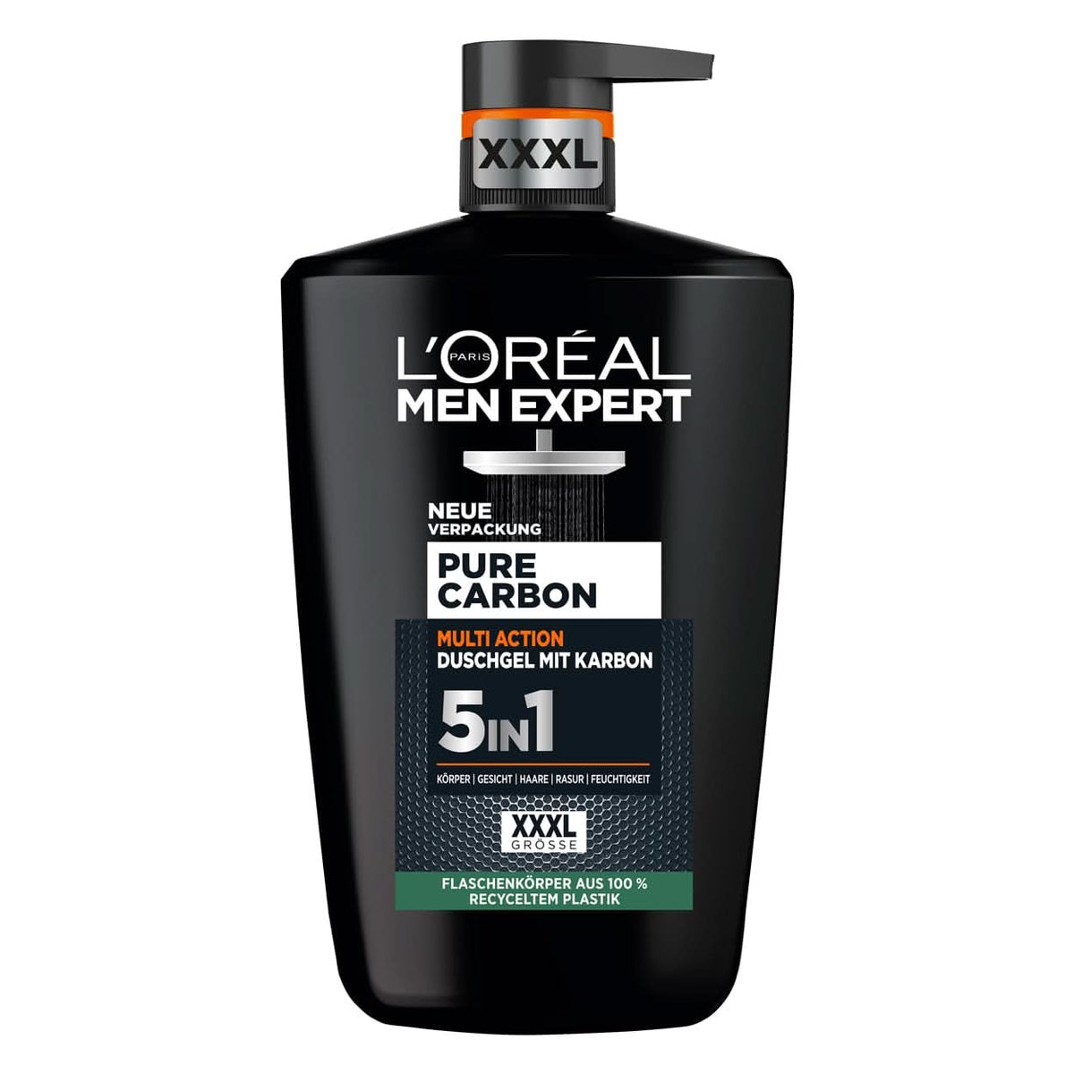 L'Oréal Men Expert XXXL 5In1 Gel doccia e shampoo per uomo, 1 litro Naty Shop Default Title