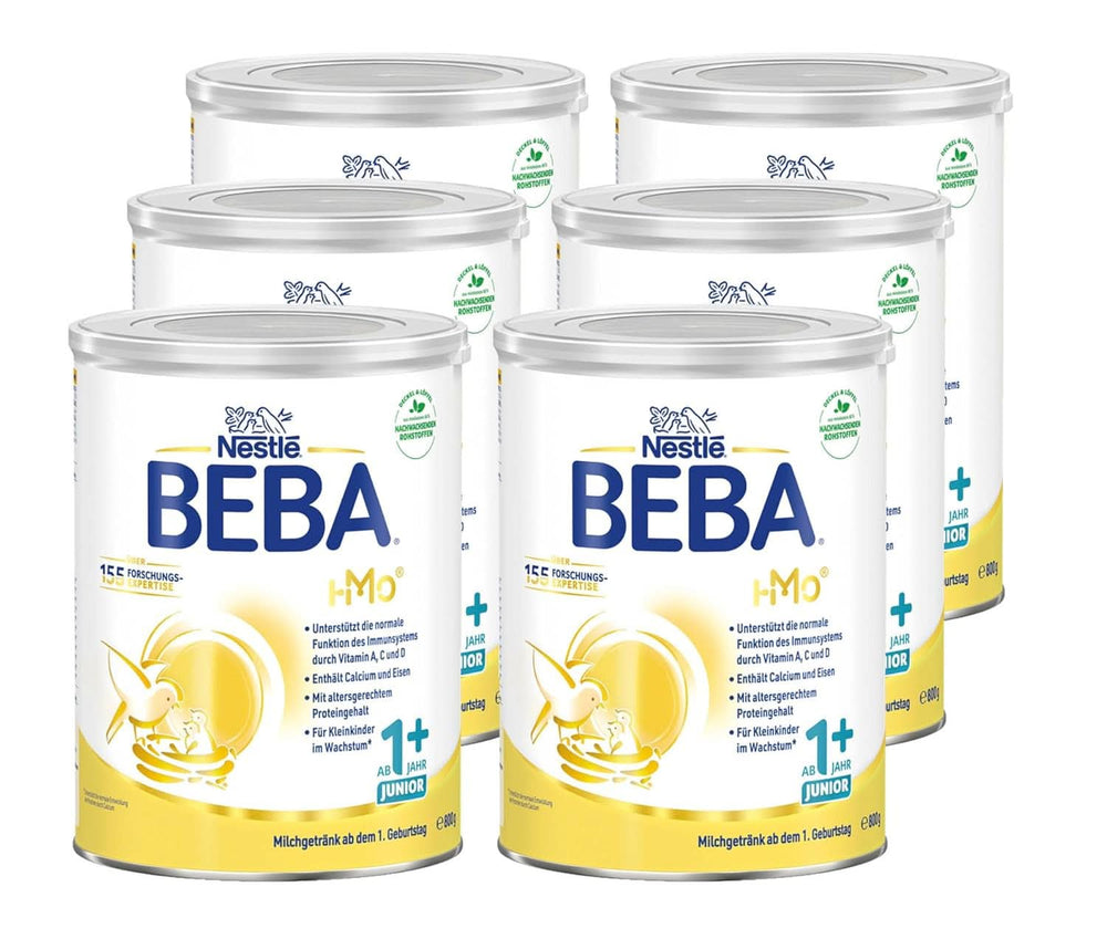Nestlé BEBA JUNIOR 1, latte formulato da 1 anno Mamma e Bambino Naty Shop 6 x 800 grammi