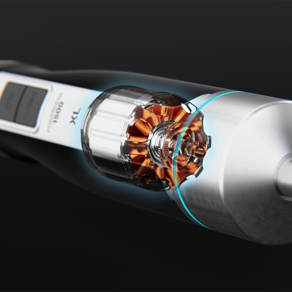 Cecotec Hand-Mixer Powergear 1500 - Klingen Aus Titanium Beschichtung, 21 Geschwindigkeitsstufen, 1500 W, Inklusiv Glas Mit Deckel. (Schwarz und Edelstahl, XL) Cucina Naty Shop