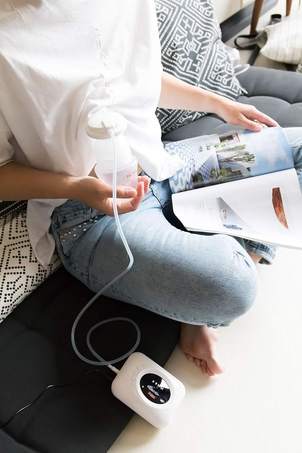 Nuby - Elektrische Milchpumpe Mit Digitaler Anzeige Accessori Alimentazione e Allattamento Bebe Naty Shop