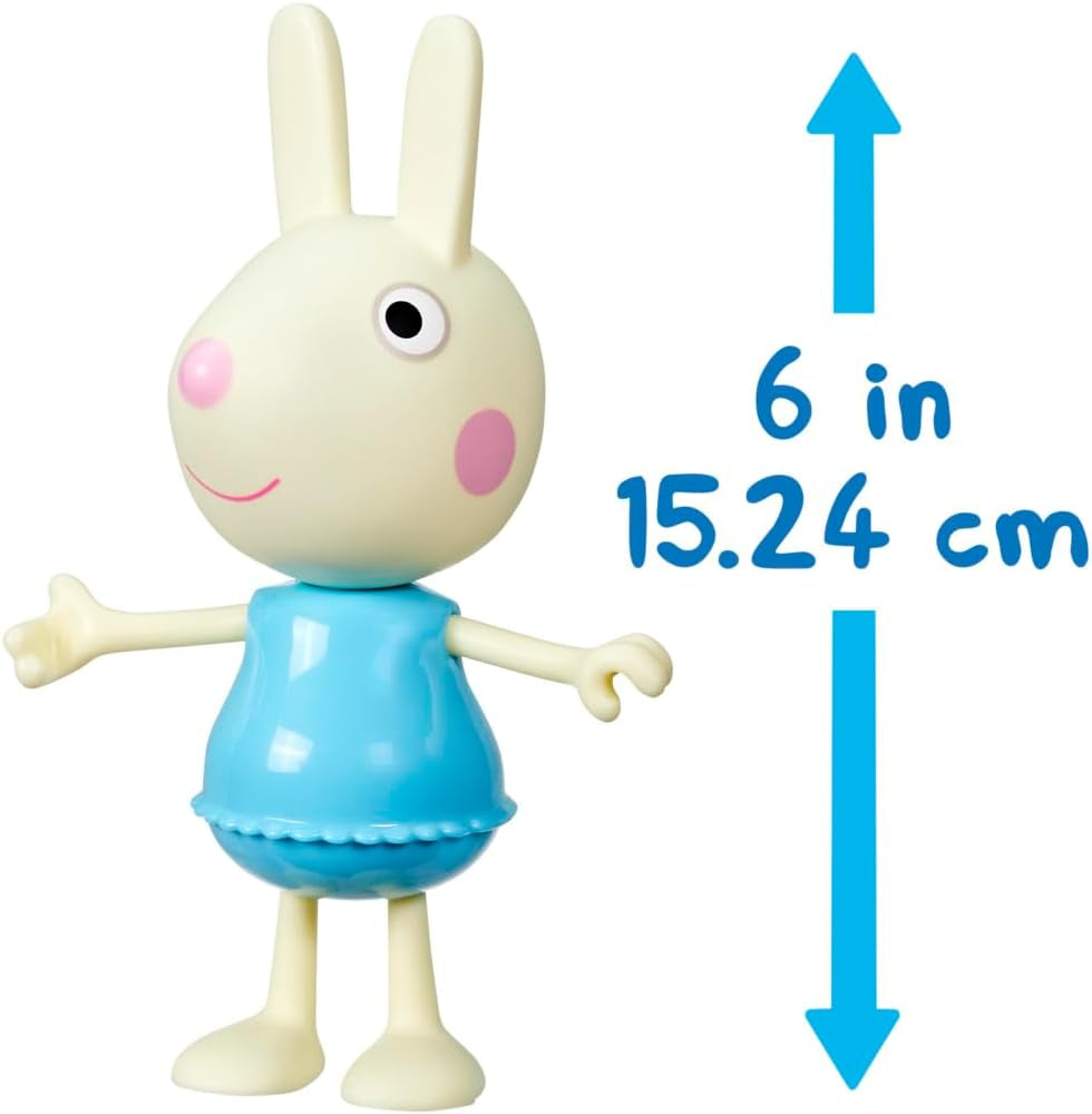 Peppa Pig Luisa Spoon - Figurină distractivă de îmbrăcat, păpușă de 15 cm pentru fete cu accesorii și haine de îmbrăcat, set de jucării interactive pentru copii mici de la 3 ani în sus