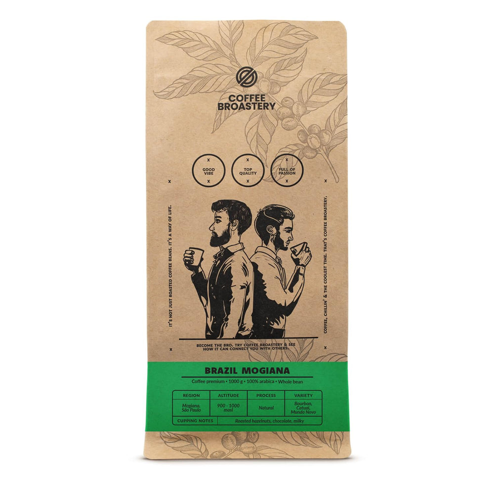 Set boabe de cafea 2x1kg 2000g | Brazil Mogiana | Cafea braziliană | Cafea specială | Proaspăt prăjită | Prăjitor artizanal de cafea