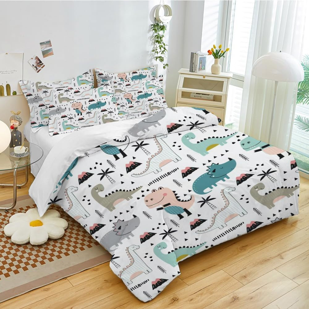 Biancheria da letto per bambini, Biancheria da letto Dinosauro - bambini Naty Shop