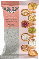 Riso basmati – Riso premium a chicco lungo, confezione da 1 kg | Naturalmente aromatico e soffice | Ideale per biryani, pilaf e altri piatti | Non OGM, vegano | Confezione non aperta
