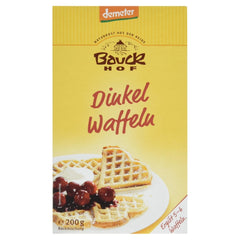 Demeter Bauck Hof Bio Dinkel Wafflen, 200 G Miscela per cuocere al forno e cucinare Naty Shop 200 G (confezione 1Er)