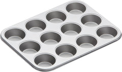 Teglia per muffin da cucina artigianale, coperchio antiaderente, contiene 12 muffin, 35 cm x 27 cm Naty Shop Teglie e vassoi da forno