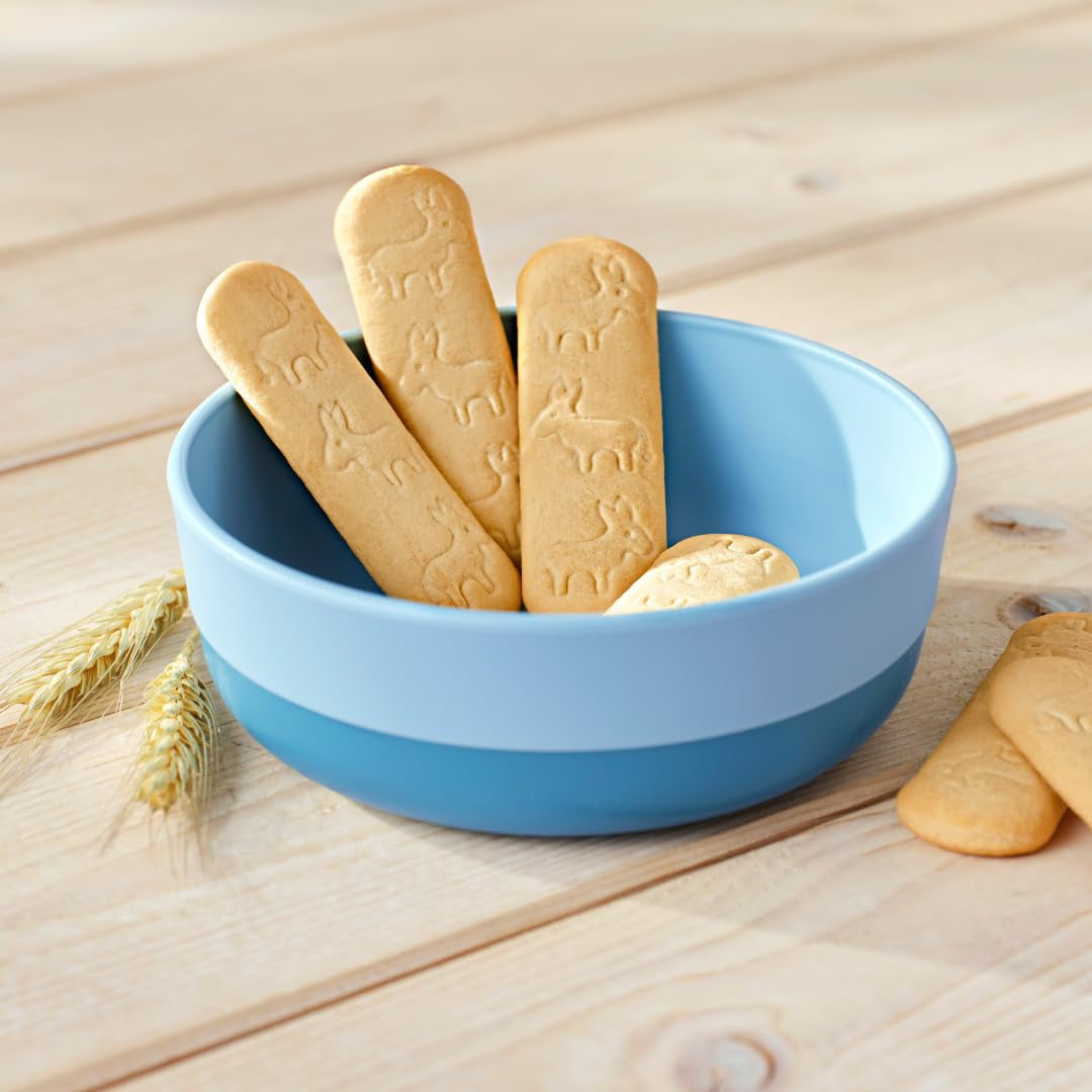 Alete Conscious Baby Biscuits 8 Mesi+ Biscotti al burro di grano per bambini Comodamente confezionati come piccolo spuntino Perfetto in viaggio e tra una lezione e l'altra 1 x 180 g