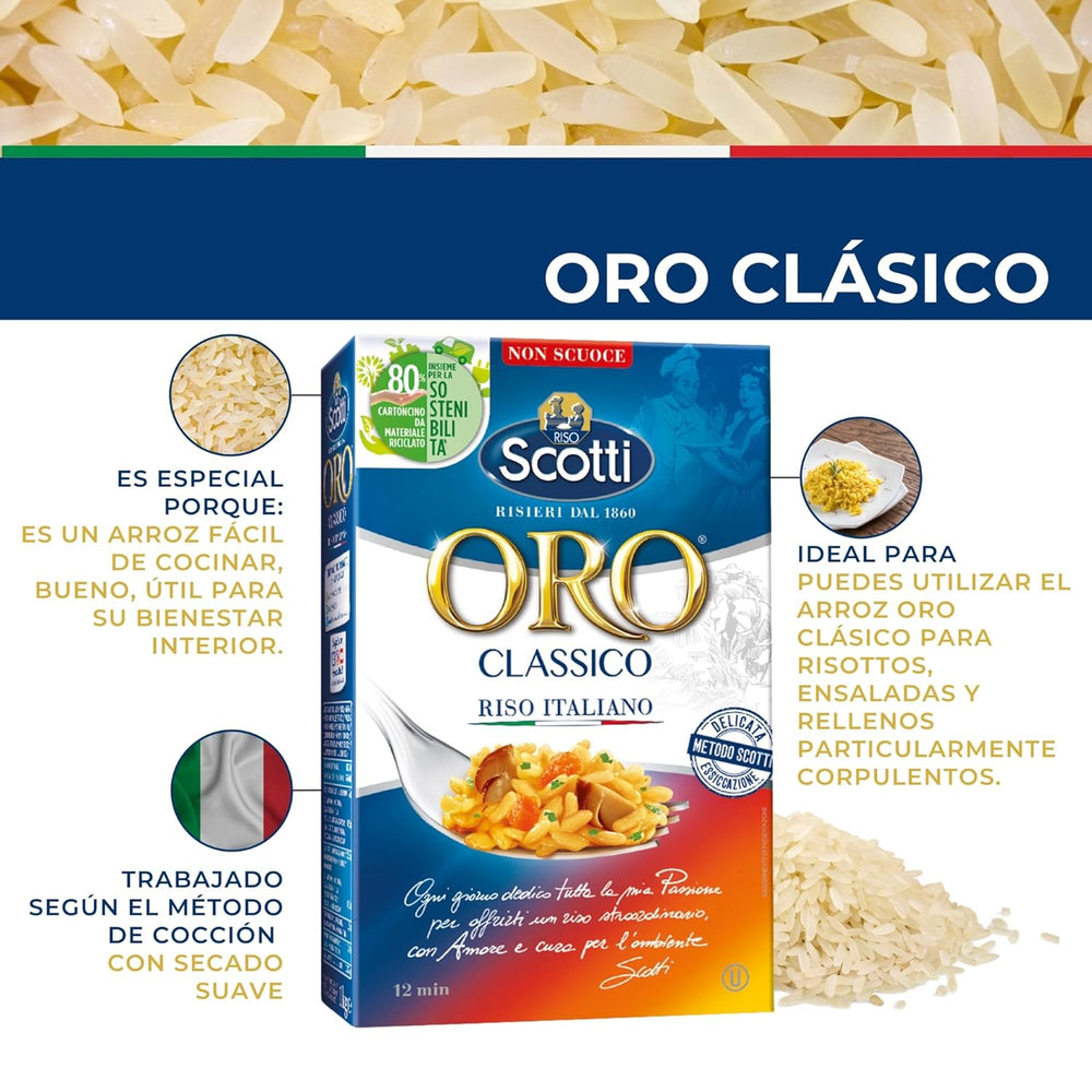 ORO Classico 1 kg Riso italiano precotto