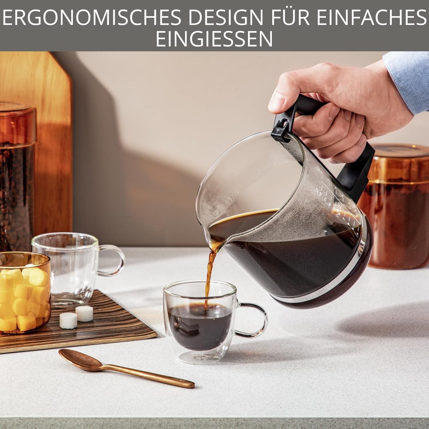 Espressor cu filtru Krups T8, 850 wați, oprire automată, 8-12 cești, capacitate 1 l, filtru permanent, întrerupător iluminat pornit/oprit, ușor de utilizat, negru, KM4689