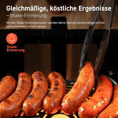 COSORI Hot Air Fryer Airfryer, 12-In-1 Air Fryer XXL 6.2L, Hot Air Fryer cu fereastră de vizualizare și memento de agitare, 80 de rețete Electrocasnice Naty Shop