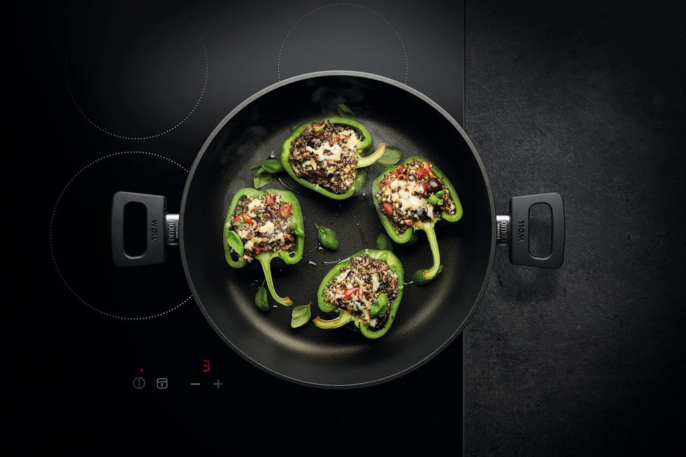 Woll Nowo Titanium Kasserole - Induktiv -, Ø 32 Cm, 8 Cm Hoch, 5.5 Liter, Mit 2 Seitengriffen - Geeignet Für Alle Herdarten Stampi e vassoi per la cottura Naty Shop