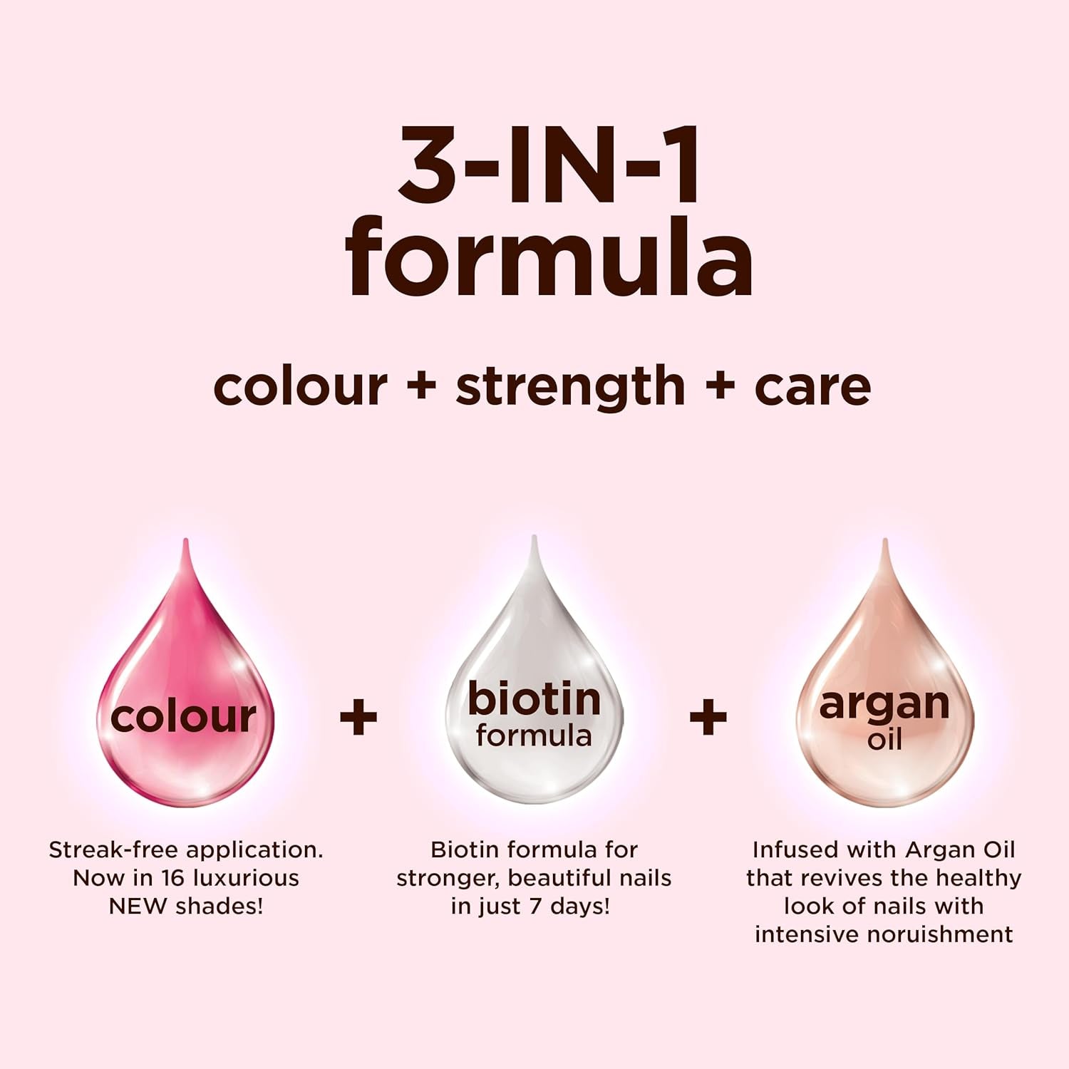 Smalto per unghie Color Therapy, 144 Serenity Stone, colore, rinforzante, curativo, 0,3 ml