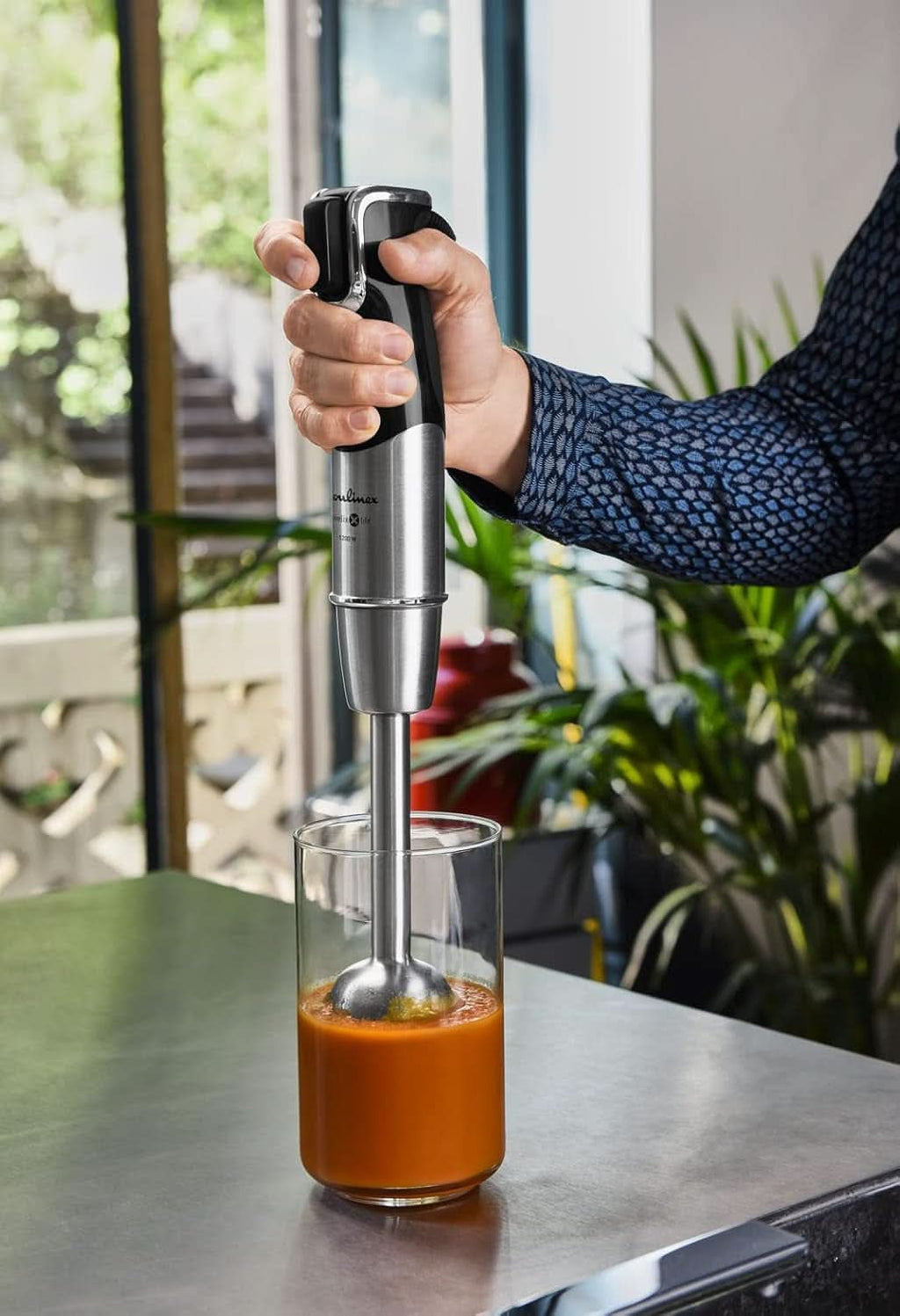 Infinyforce Pro Standmixer 1200W, Hochleistungsklingen, Schnelle Ergebnisse, Ergonomische Geschwindigkeitsregelung, Geschwindigkeitsregelung, Abnehmbare Spülmaschinenfeste Teile DD95JD10 Bucatarie Naty Shop