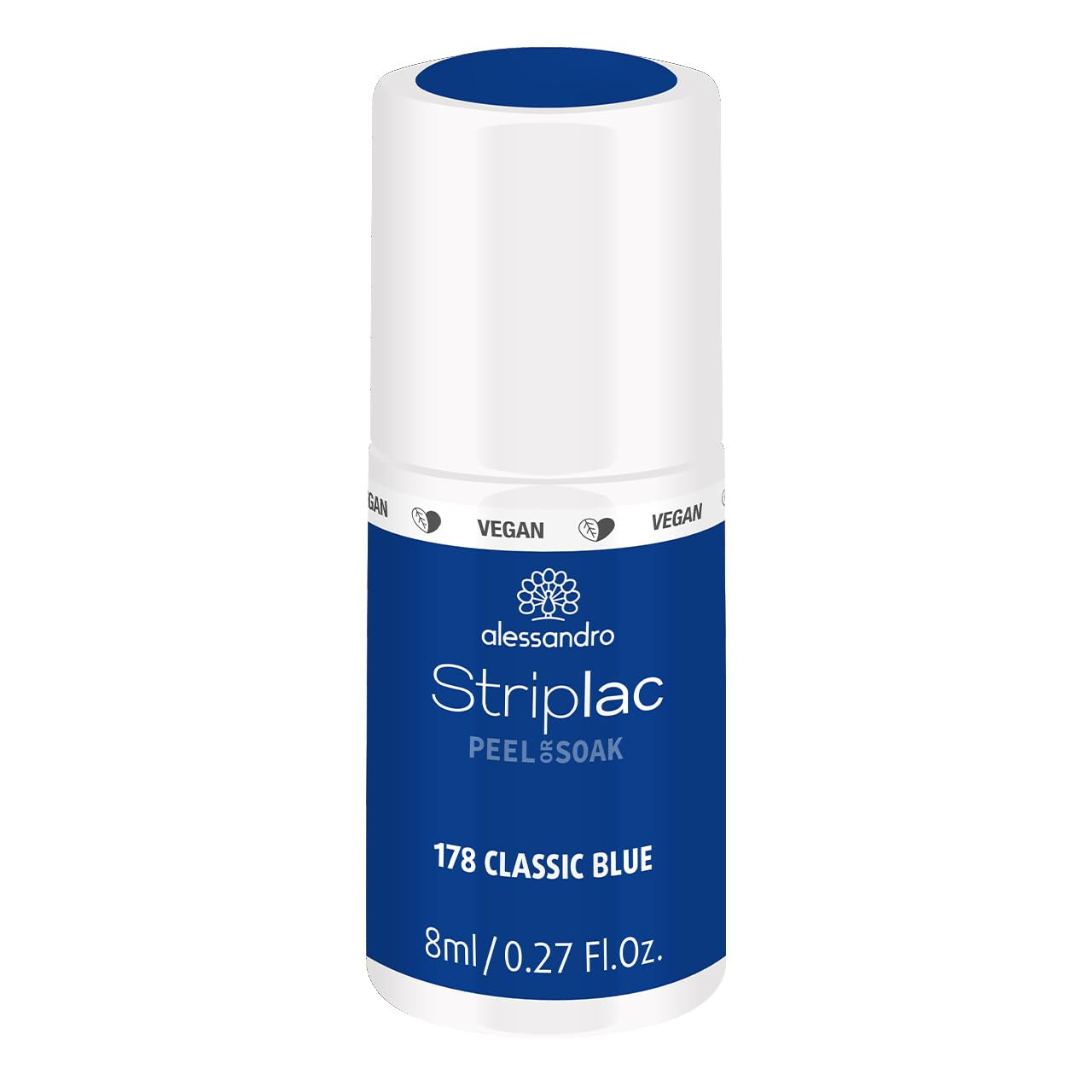 Smalto UV alessandro Striplac Lavender Lemonade – Delicato e a lunga tenuta – Facile rimozione grazie alla tecnologia di rimozione – Vegan e cruelty-free – 8 ml
