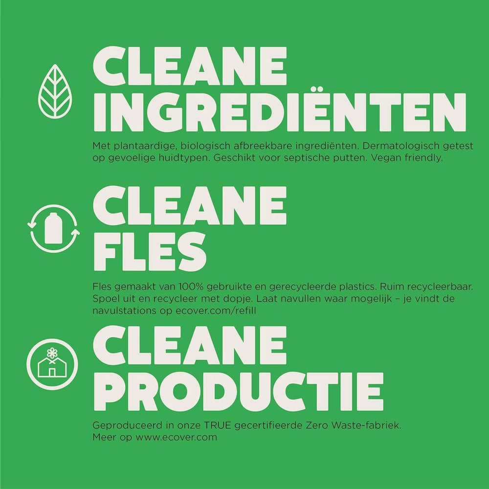 Detersivo per Bucato Ecover Color Fiori di Melo e Fresia, Detersivo liquido con ingredienti vegetali per preservare e proteggere i capi Naty Shop