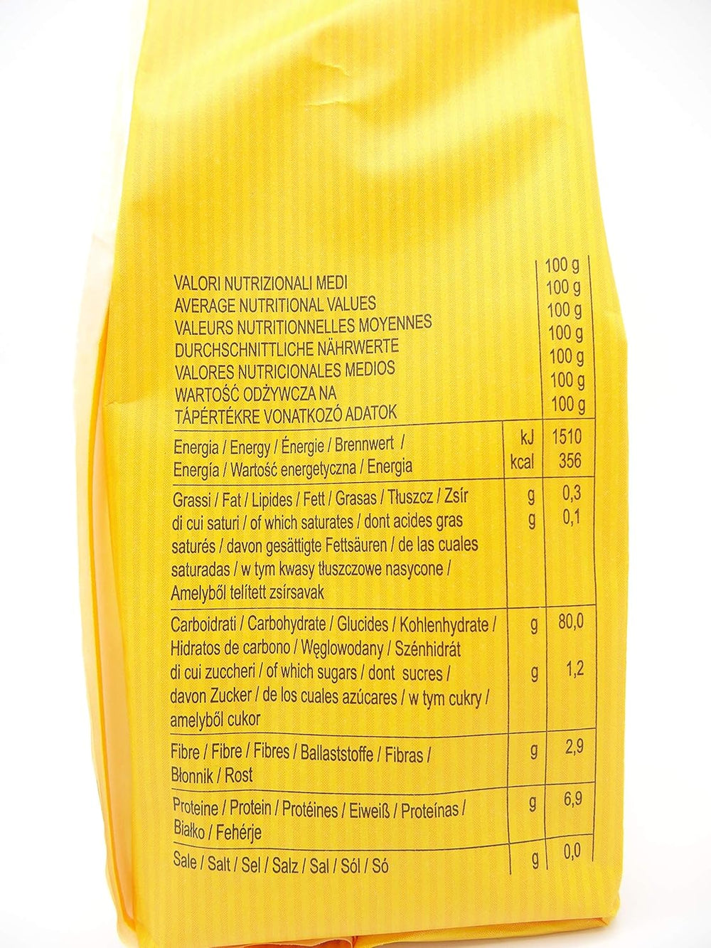 Pasta stella Dialsi, pasta di mais e riso senza glutine, cotta al bronzo, ingredienti 100% italiani, senza additivi, cuoce in 8-9 minuti, confezione da 300g