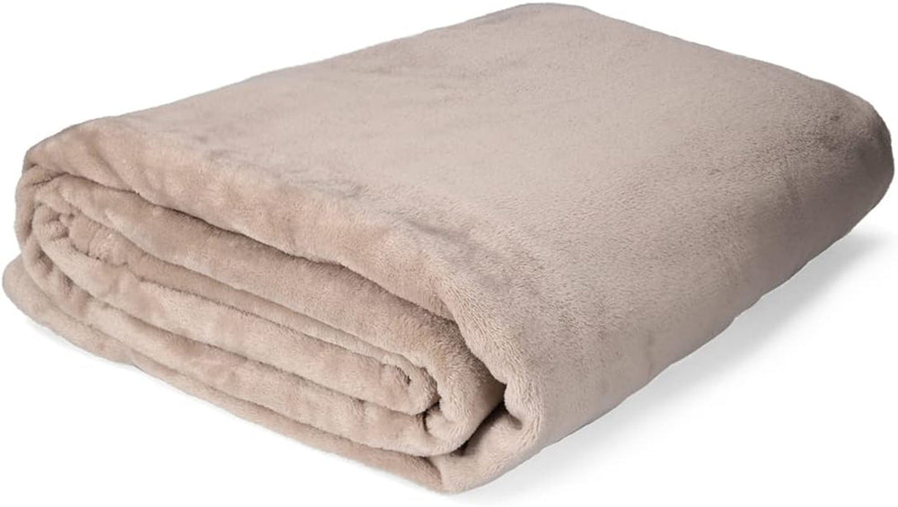 HOMLA Soffice e calda coperta in pile rosso - per divano e letto Comoda coperta Coperta per divano Coperta per soggiorno - di facile manutenzione 150 X 200 cm Letti e coperte rosa Besuche den HOMLA-Store Beige Mukava Poliestere 200X220 cm