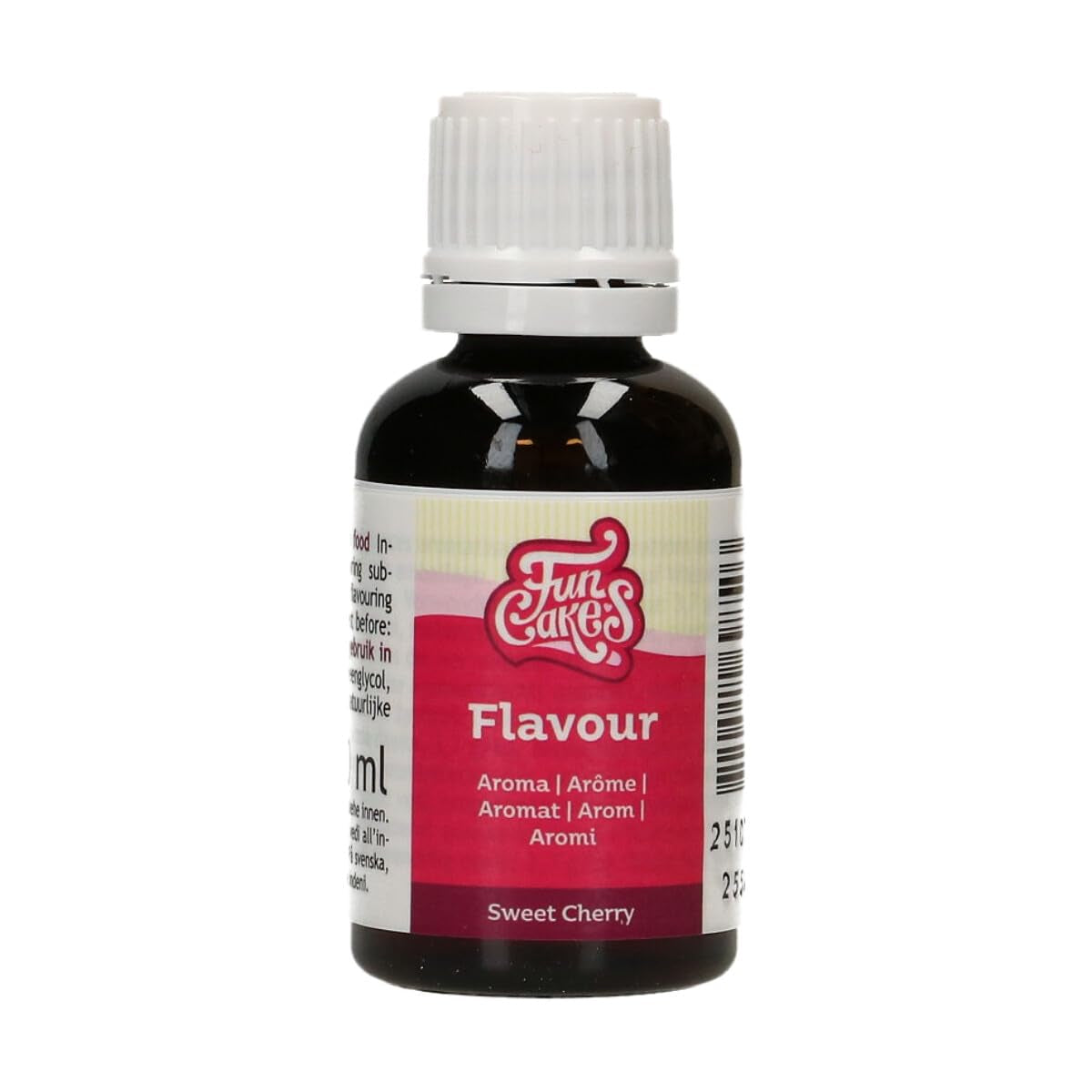 Funcakes Flavours Süße Kirsche Lebensmittel Aroma Flüssig - 30 Ml - Intensives Aroma - Alkoholfrei Und Halal - Lebensmittelaroma Gesmack Für Backen, Glasuren, Teigen, Eiscreme und Soßen Dolcificanti Naty Shop Default Title