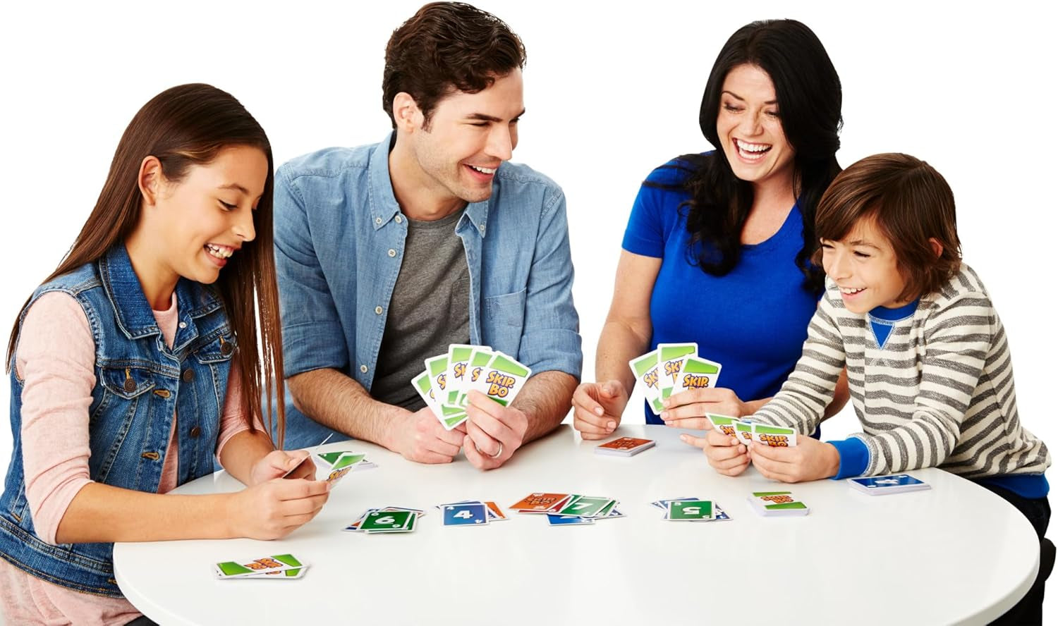Mattel Games Skip-BO, Gioco di carte per famiglie, Perfetto come gioco per bambini, Gioco da viaggio o Gioco per adulti, Gioco da tavolo, per 2-6 giocatori, dai 7 anni in su, 52370