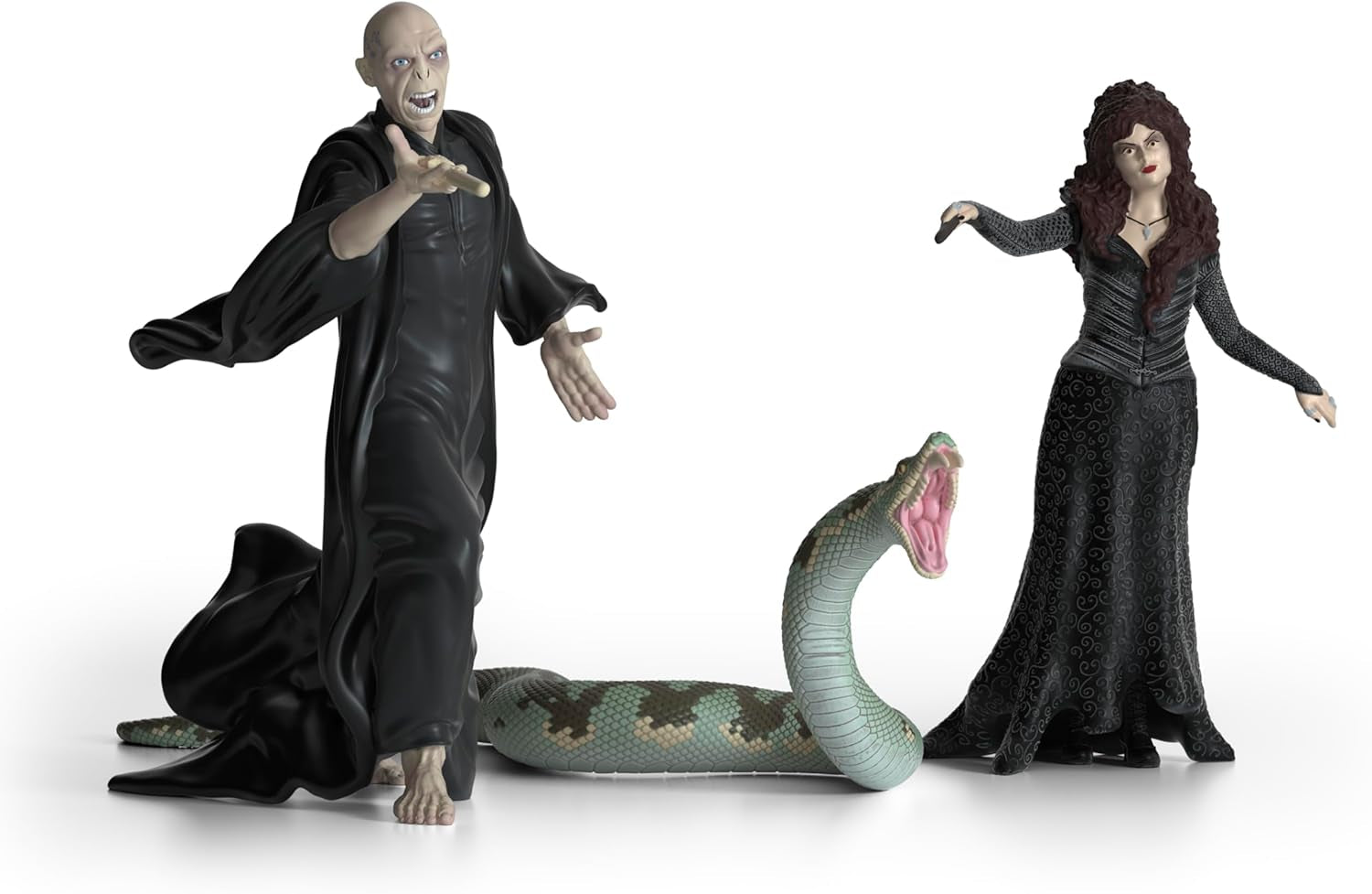 Schleich 42684 Lord Voldemort, Nagini & Bellatrix Lestrange, De la 6 ani, HARRY POTTER - figurină de joacă, 21 X 16 X 18 cm Action figures Naty Shop Titlu implicit