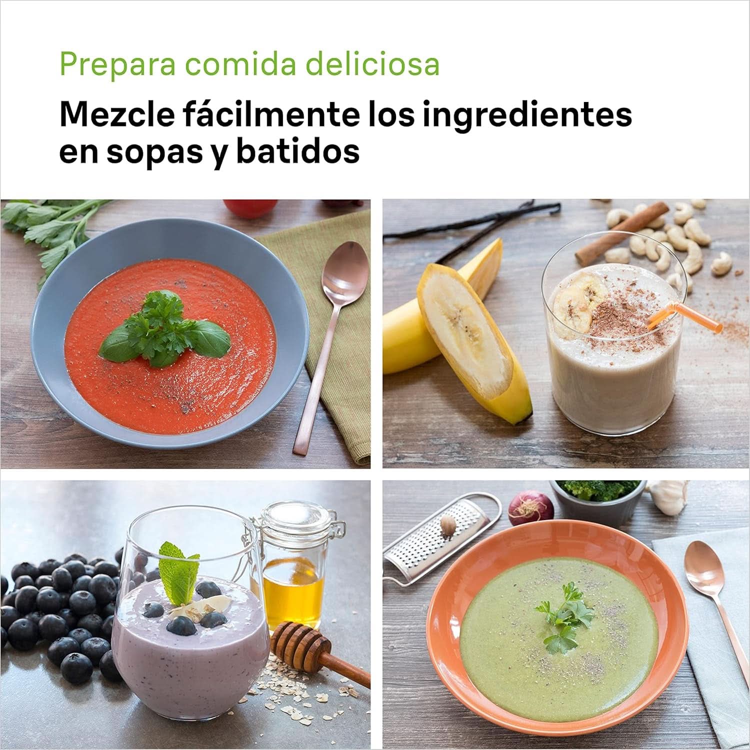 Braun Household Hogar Multiquick 7 Armmixer, Spritzschutz-Technologie, Spülmaschinenfest, Bpa-Freier Kunststoffbecher, MQ7000, 1000 W, Weiß Kitchen Naty Shop