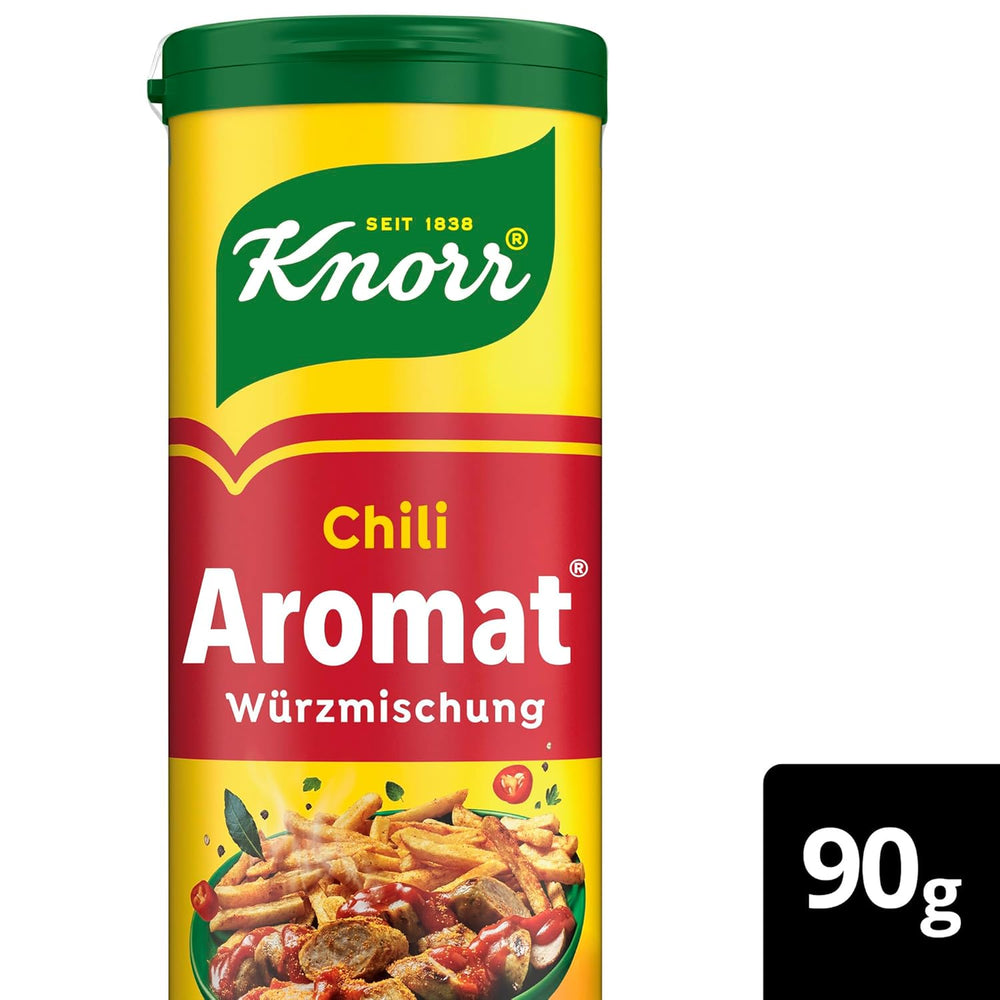 Knorr Würzmischung Chili Aromatizzato per piatti veloci per condire e condire patate, pasta, verdure e altro 90 g