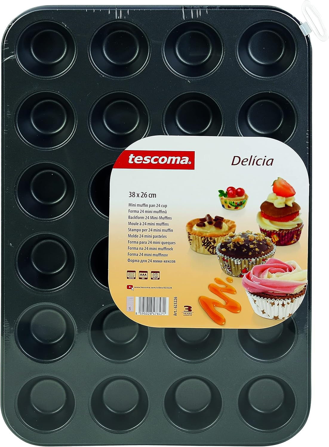 Teglia da forno, 38 X 26 X 2,5 cm Stampi e teglie da forno Naty Shop