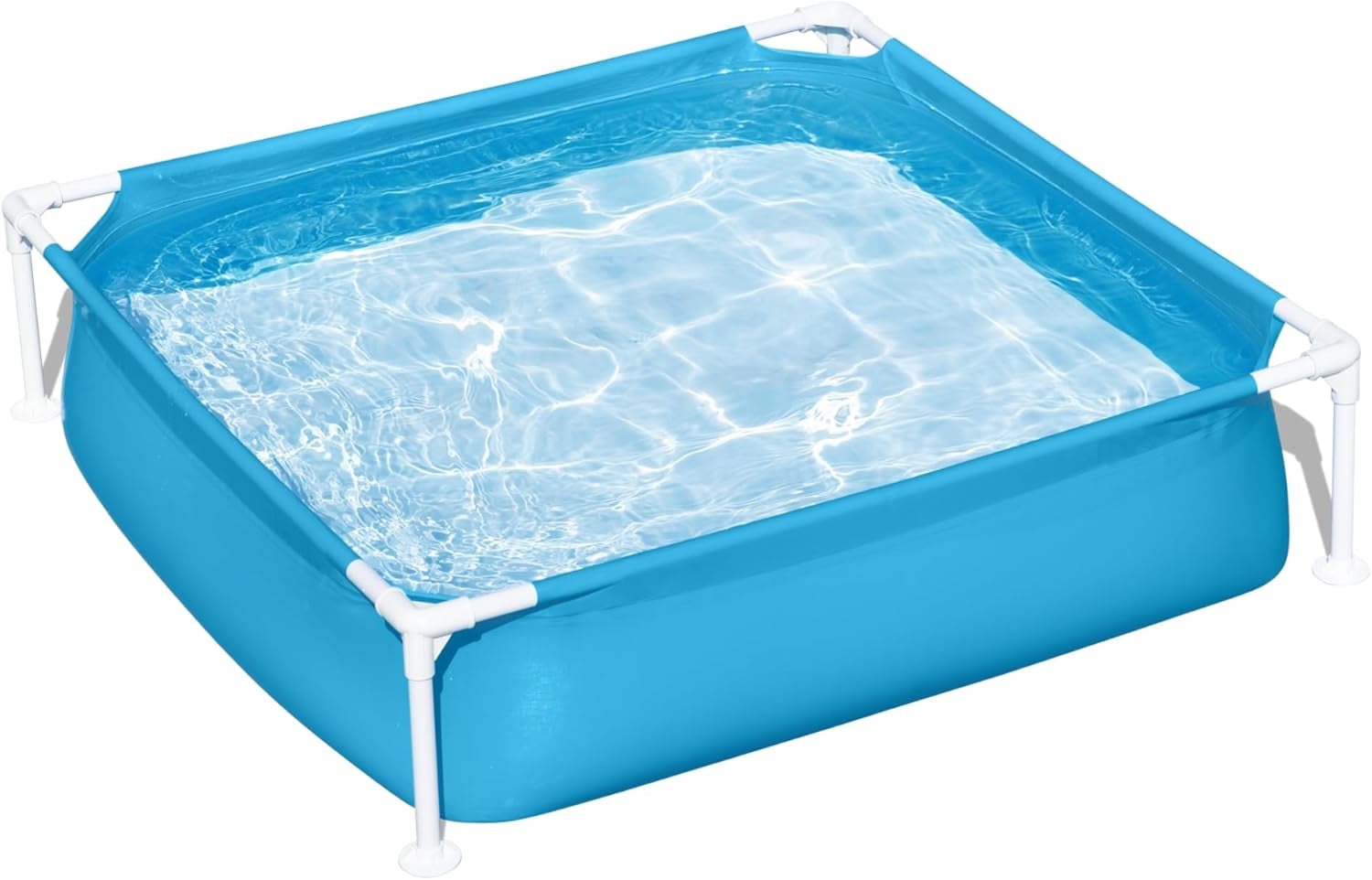 Piscina Bestway My First Frame 122 x 122 x 30,5 cm, blu, rettangolare
