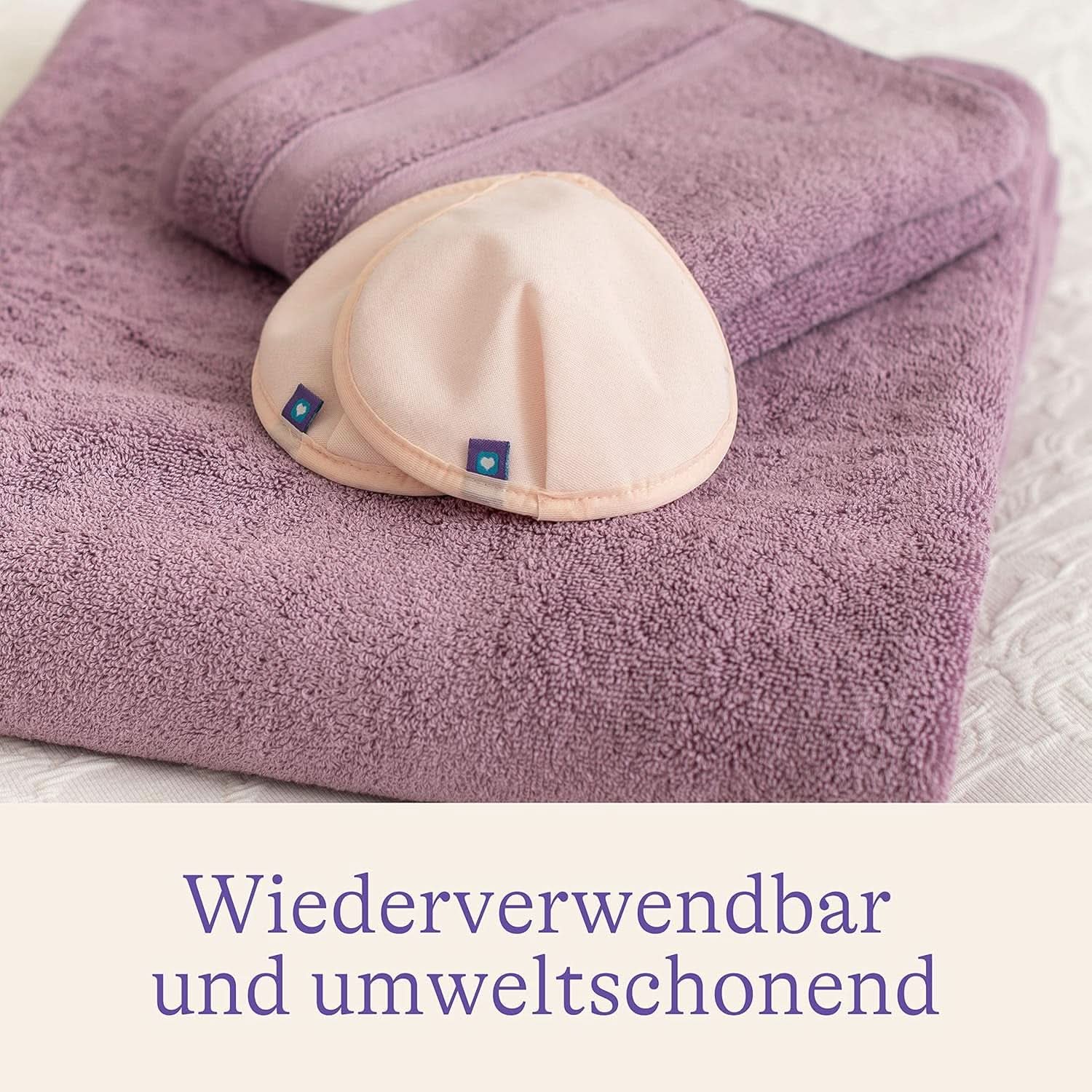 Lansinoh Waschbare Stilleinlagen Hellrosa & Schwarz - 8 Stück Inkl. Wäschenetz - Ultrasaugfähig, Superweich Und Wiederverwendbar Accessori Alimentazione e Allattamento Bebe Naty Shop