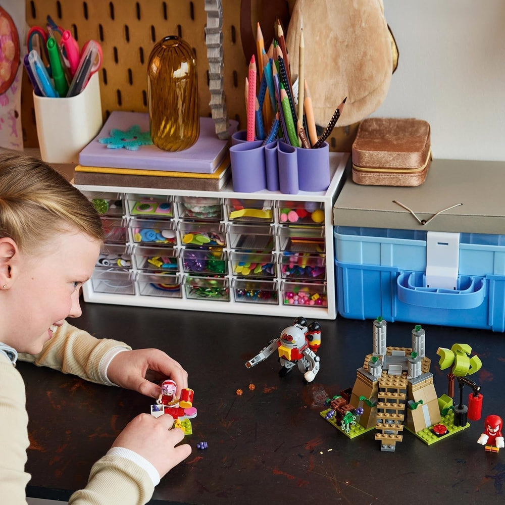 LEGO Sonic the Hedgehog Knuckles e il Santuario del Maestro Smeraldo Giocattolo da collezione Regalo per giocatori Avventura Set da costruzione per ragazzi e ragazze 8 anni 76998 Set da costruzione Acquista il negozio LEGO