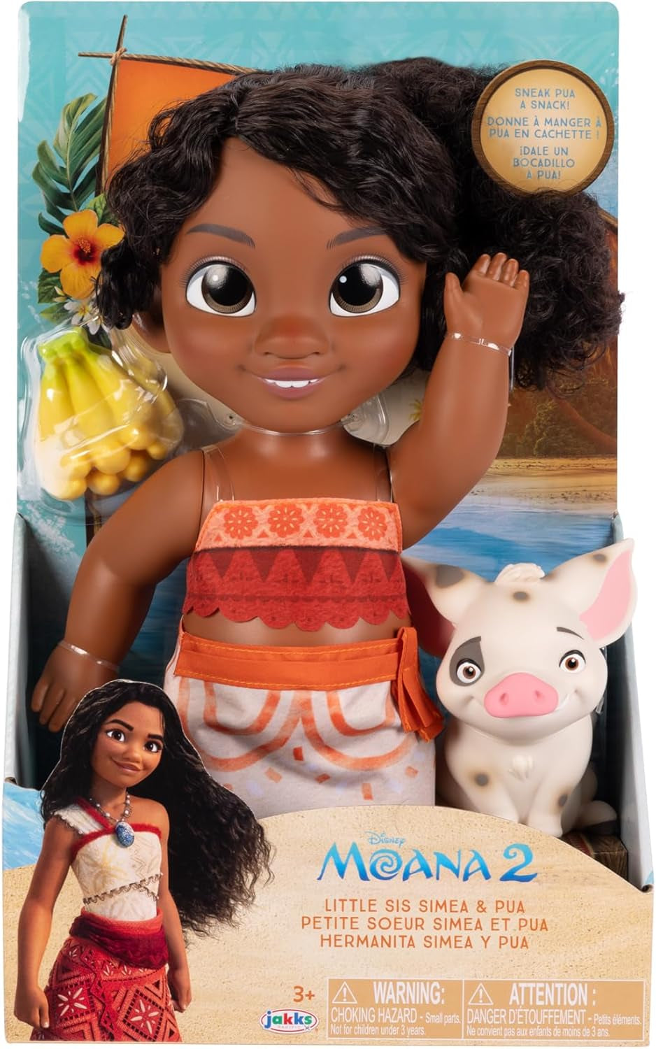 Moana 2 Vaiana 2 Little Sister Simea 27Cm Cu Pua Papusi Naty Shop