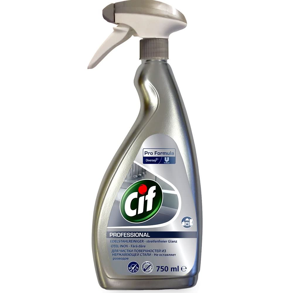 Cif professionale - Vetri e Acciaio Inox 750 ml Detergenti Nati Shop